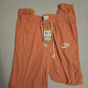 Nike Woman's Orange Jogger Pants